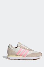 adidas Brown/Pink Run 60s 3.0 Trainers - Image 1 of 9