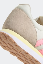 adidas Brown/Pink Run 60s 3.0 Trainers - Image 9 of 9