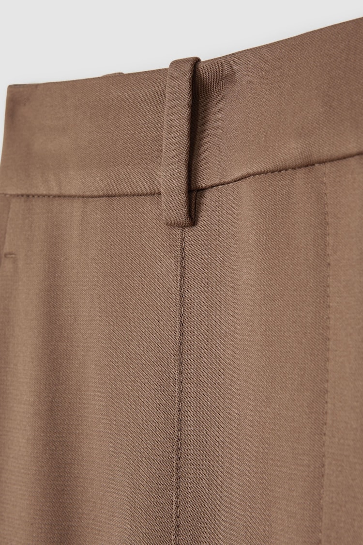 Reiss Mink Neutral Wren Slim Fit Suit Trousers - Image 6 of 6