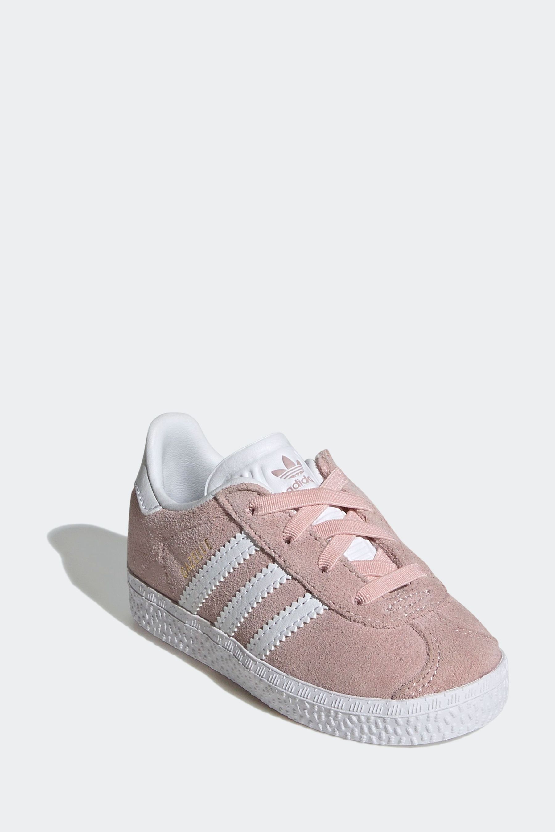Adidas gazelle toddler pink sales
