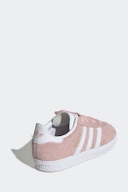 adidas Originals Pink Gazelle Comfort Closure Elastic Trainers - Image 4 of 9