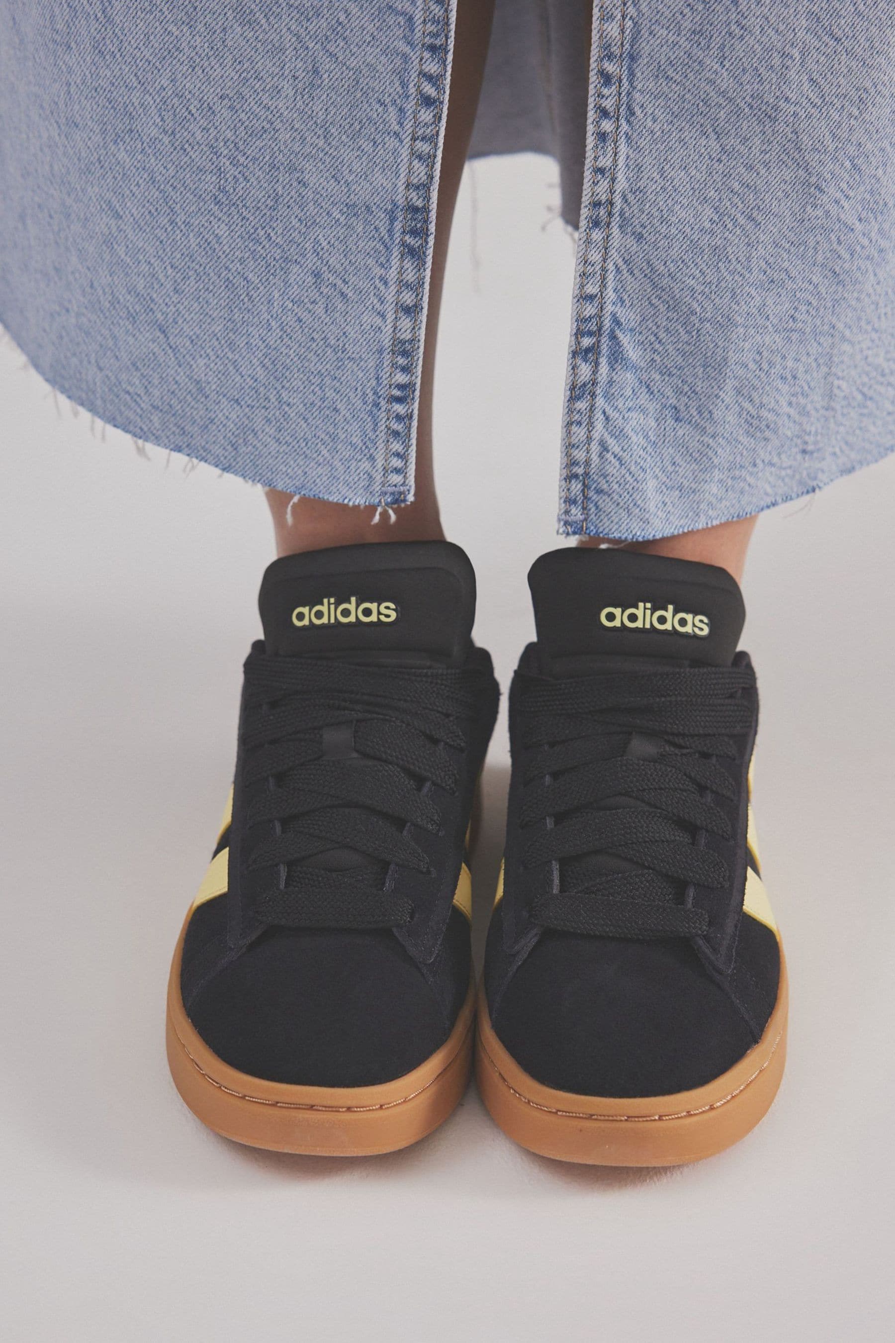 Adidas black high top sneakers 2025