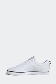 adidas White/Black Sportswear VS Pace Trainers - Image 2 of 9