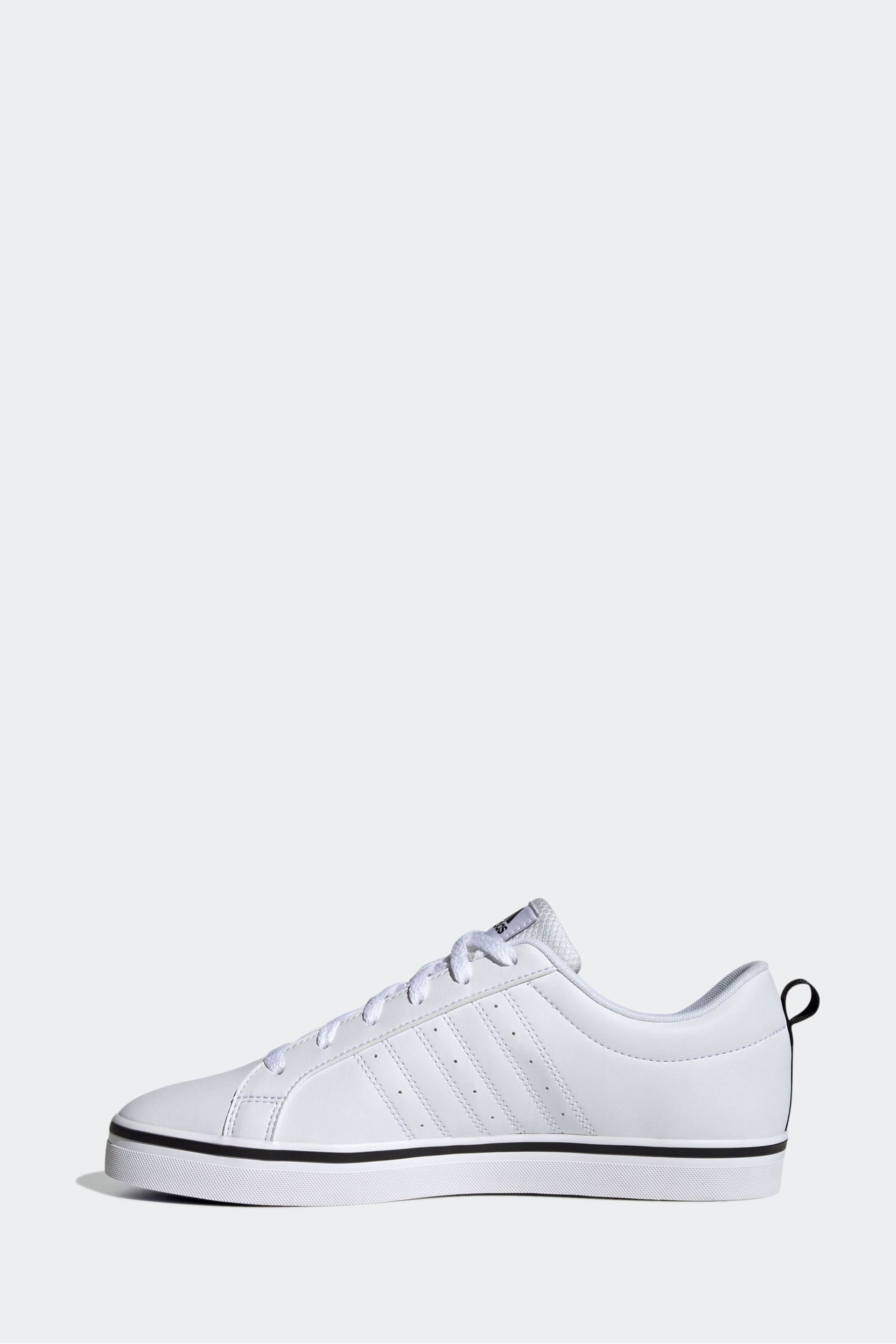 adidas White/Black Sportswear VS Pace Trainers - Image 2 of 9