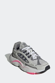 adidas Grey Ozmillen Trainers - Image 6 of 8