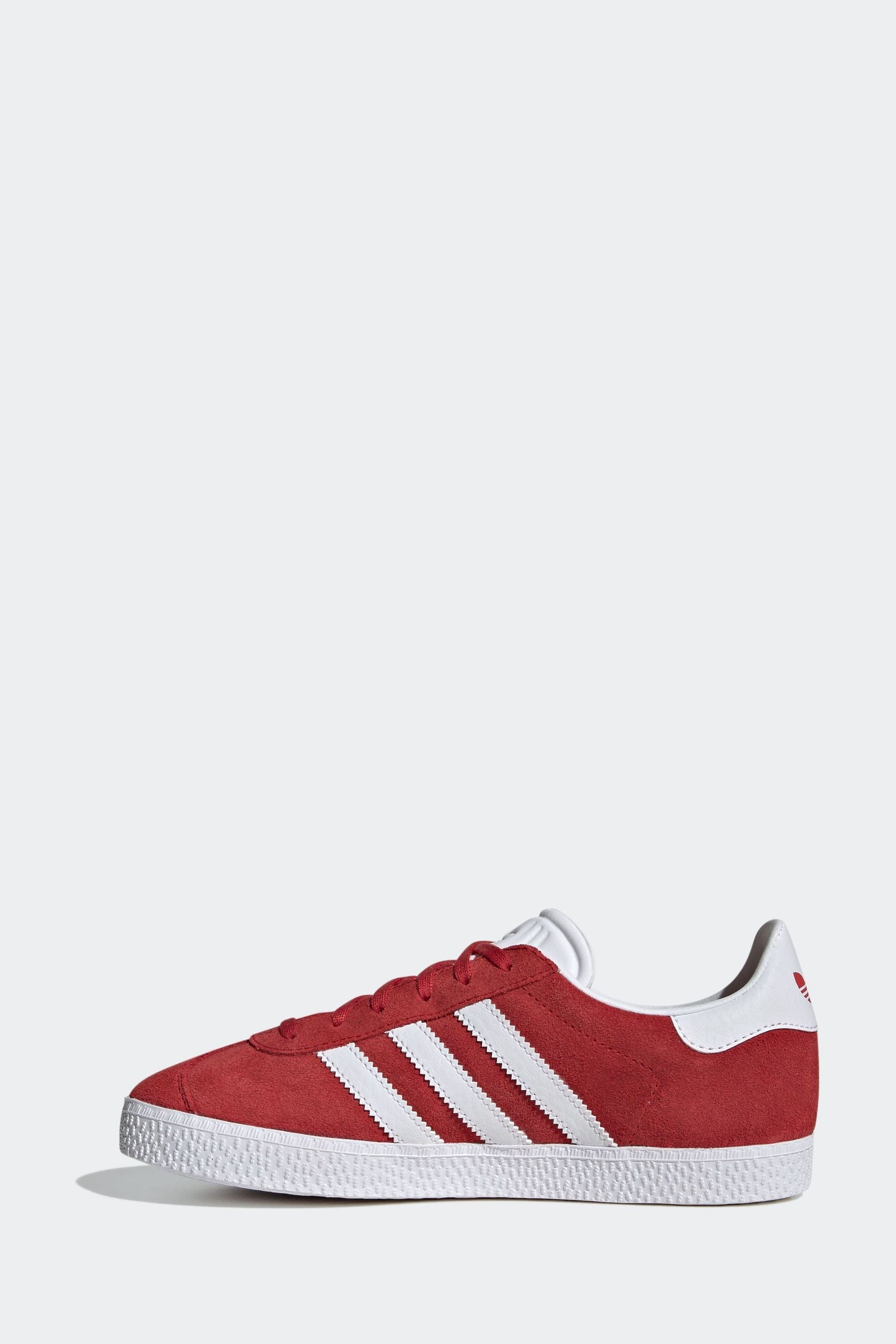 Buy adidas Originals Dark Red Junior Gazelle Trainers from Next Luxembourg