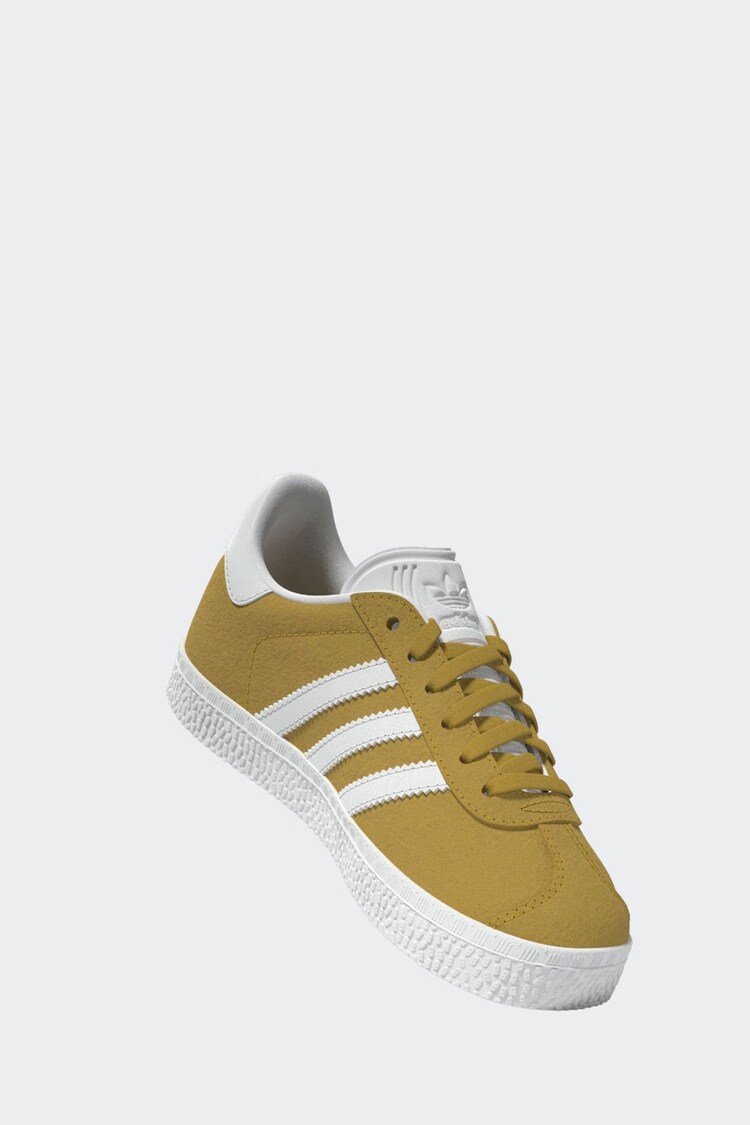 adidas Yellow Gazelle Shoes - Image 5 of 12