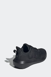 adidas Dark Black Kids Fortarun 3.0 Trainers - Image 4 of 9