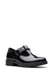 Clarks Black Pat Loxham Bar Y Shoes - Image 7 of 8