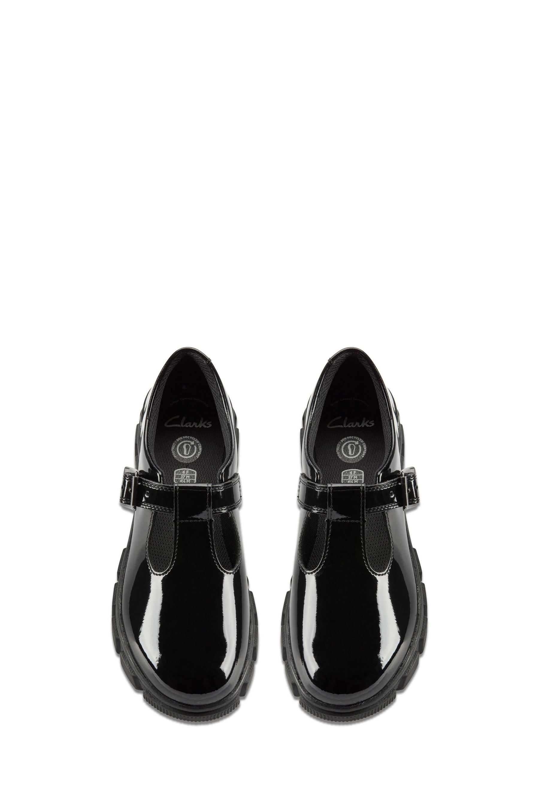 Clarks patent t bar shoes clearance