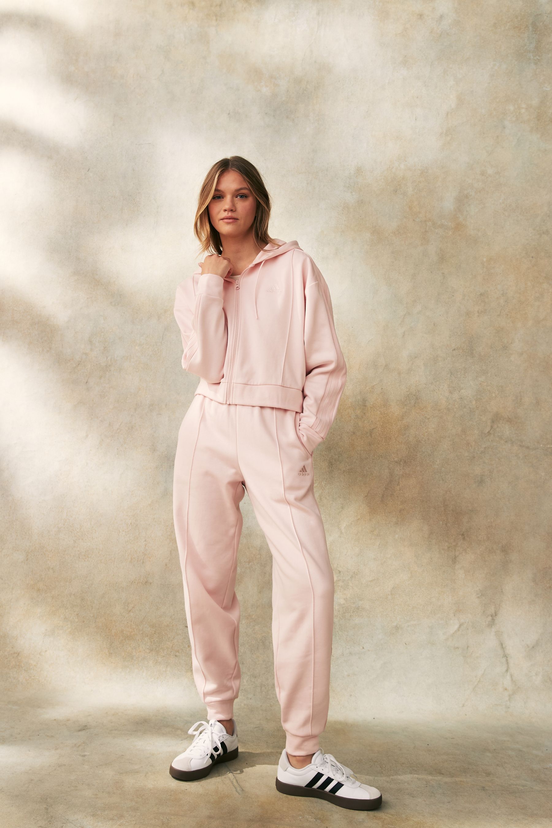 Adidas Pink Sportswear Energize Tracksuit L 16 18 Womens