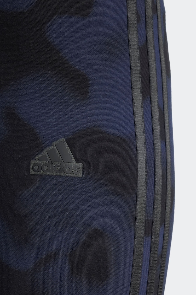 adidas Blue Sportswear Future Icons 3-Stripes Leggings - Image 6 of 6