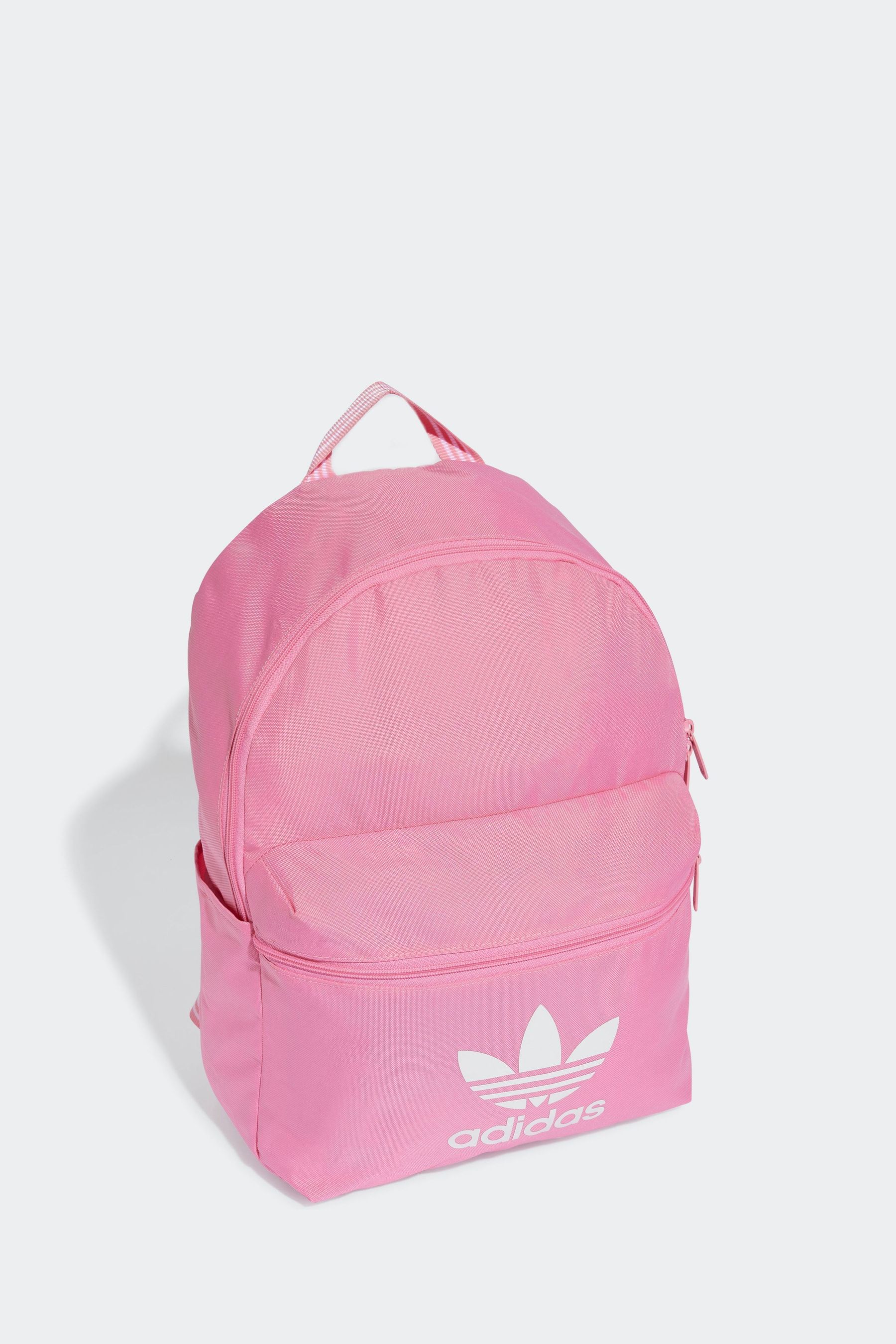 Adidas backpack pink and grey discount