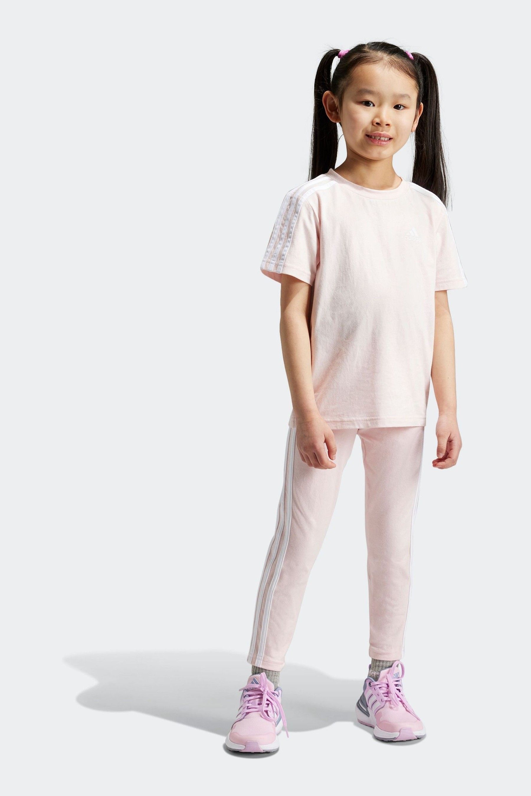 Baby pink adidas leggings shop