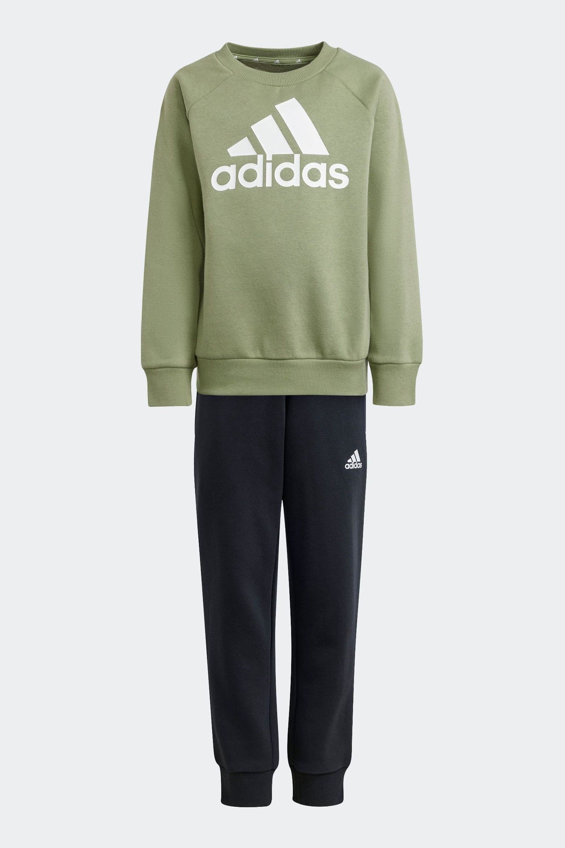 Buy adidas Green Kids Essentials Logo Joggers Set from the Next UK online shop