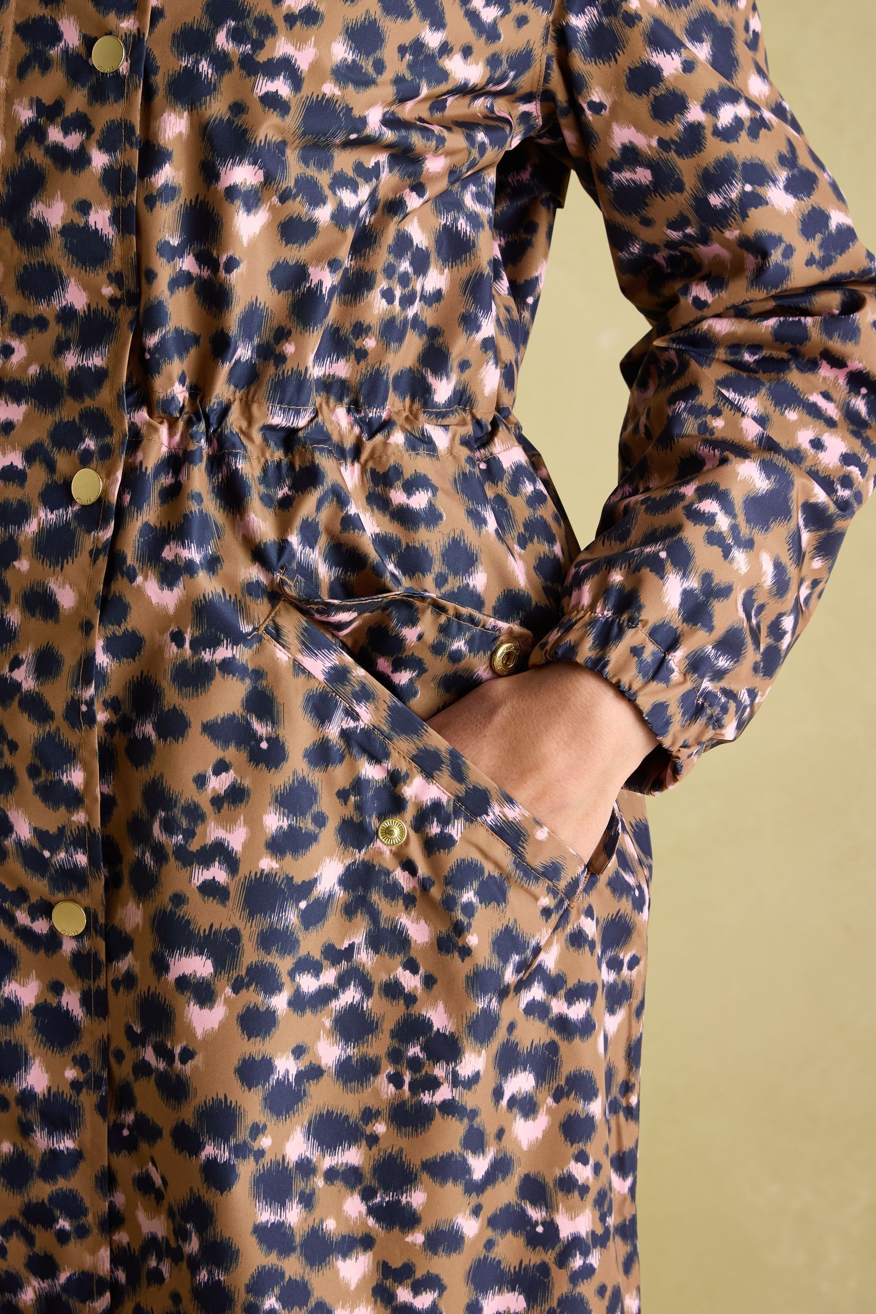 Leopard raincoat with hood outlet
