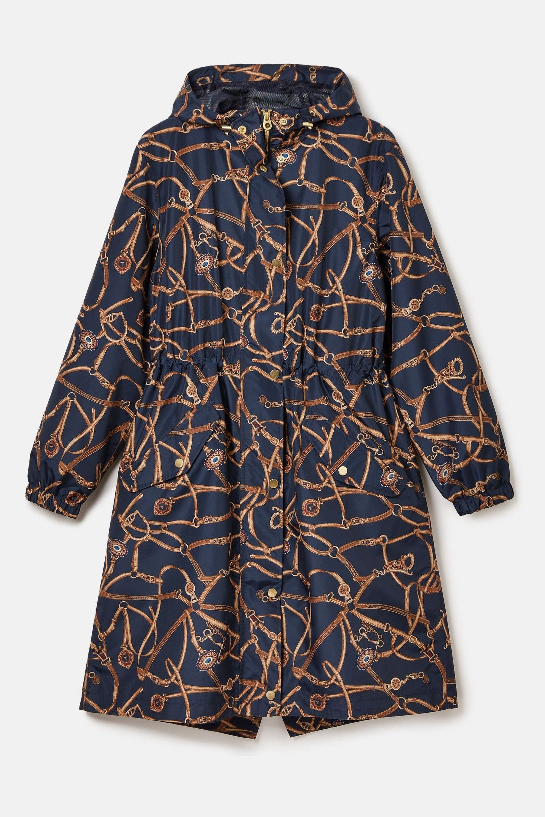 Buy Joules Holkham Navy Blue Bridle Waterproof Packable Raincoat With Hood from Next USA