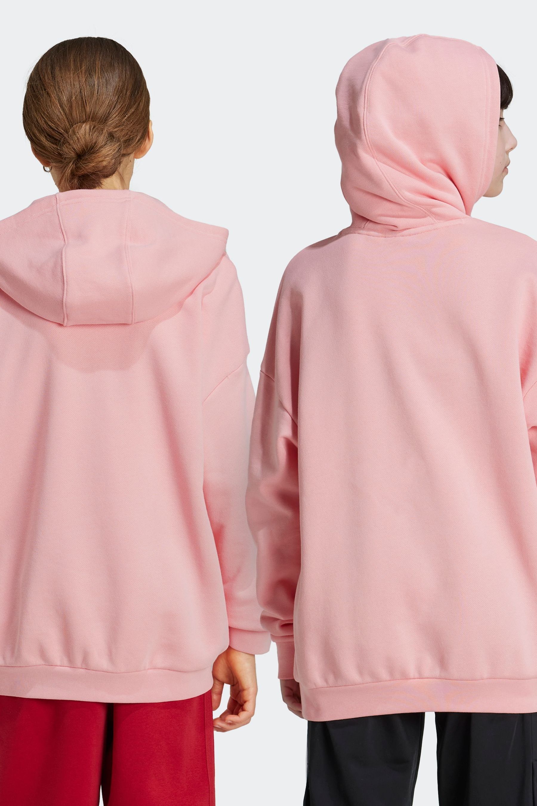 Buy adidas Originals Pink 100 Cotton Kids Hoodie from the Next UK online shop