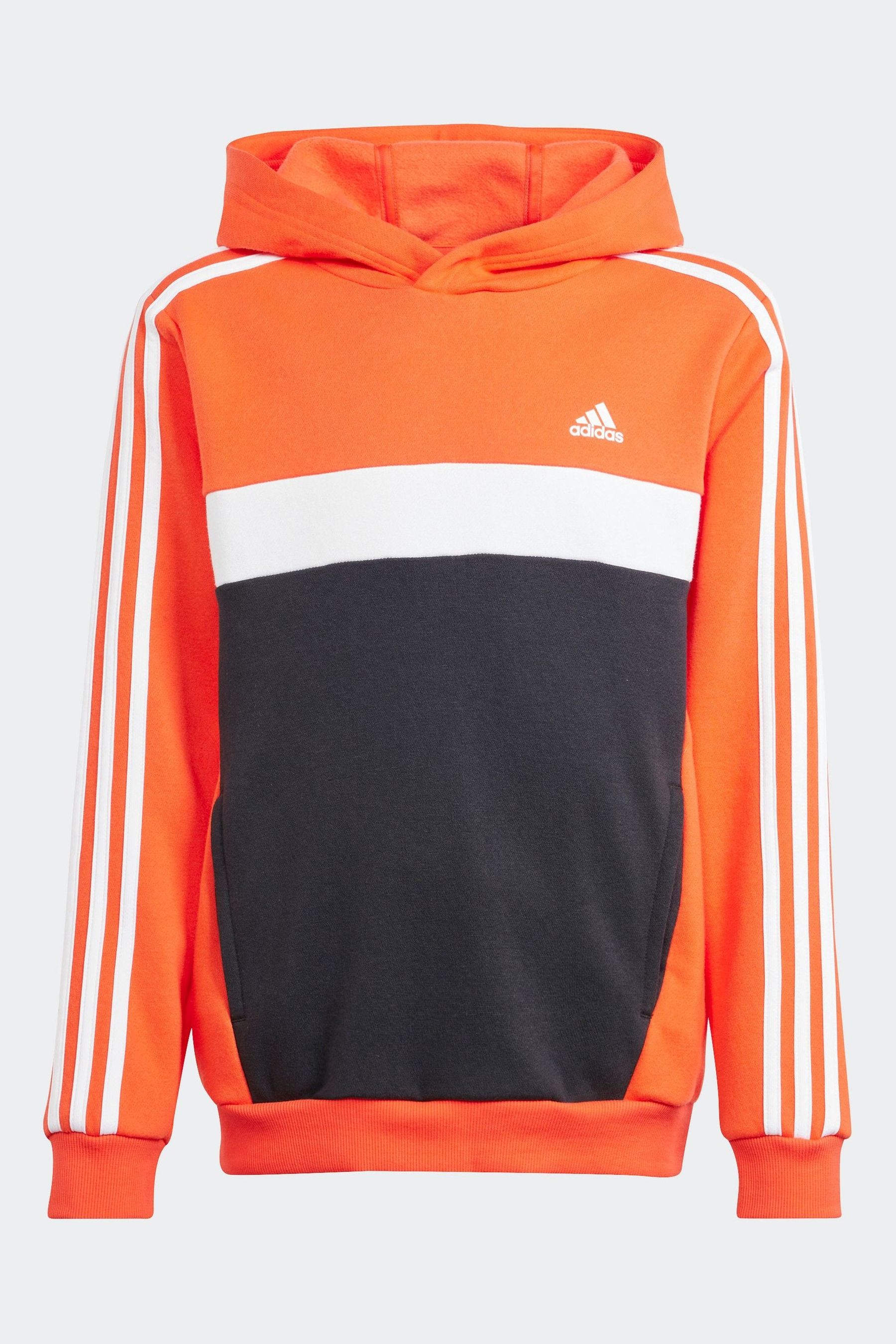 Red adidas hoodie kids on sale