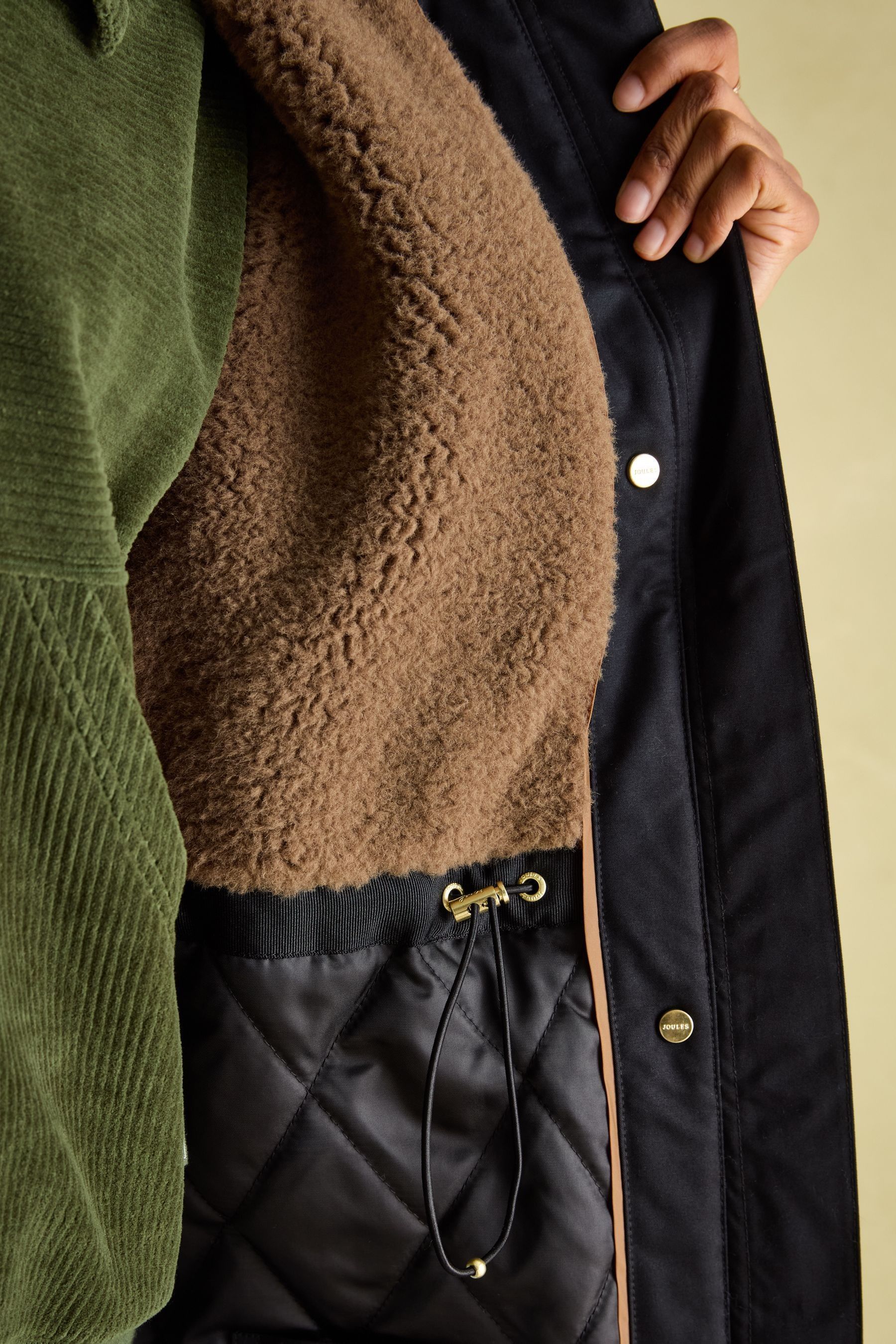 Joules fleece lined raincoat shop