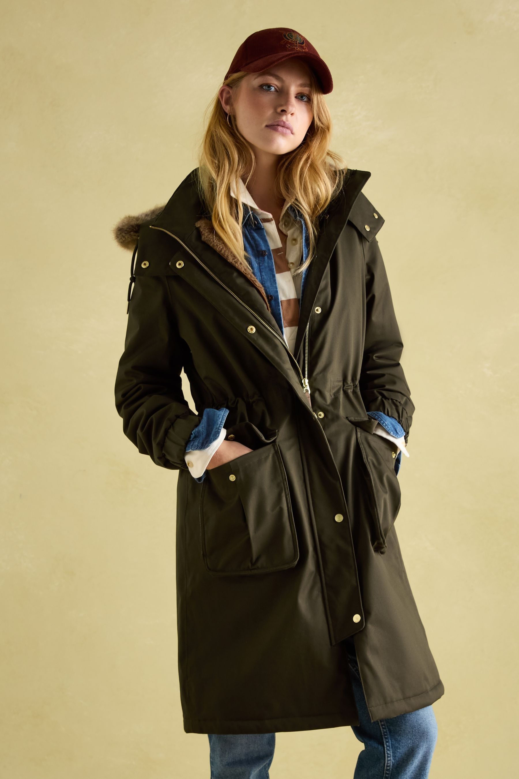 Fleece lined raincoat clearance