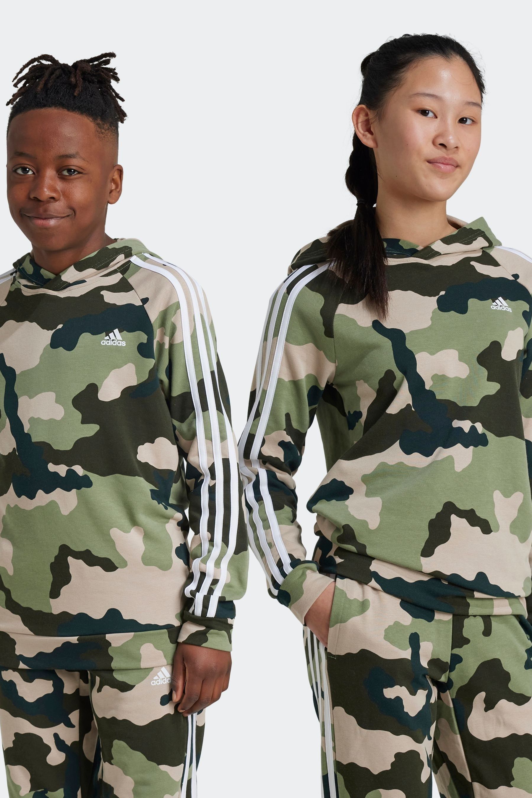 Buy adidas Green Camo Hoodie from Next Israel