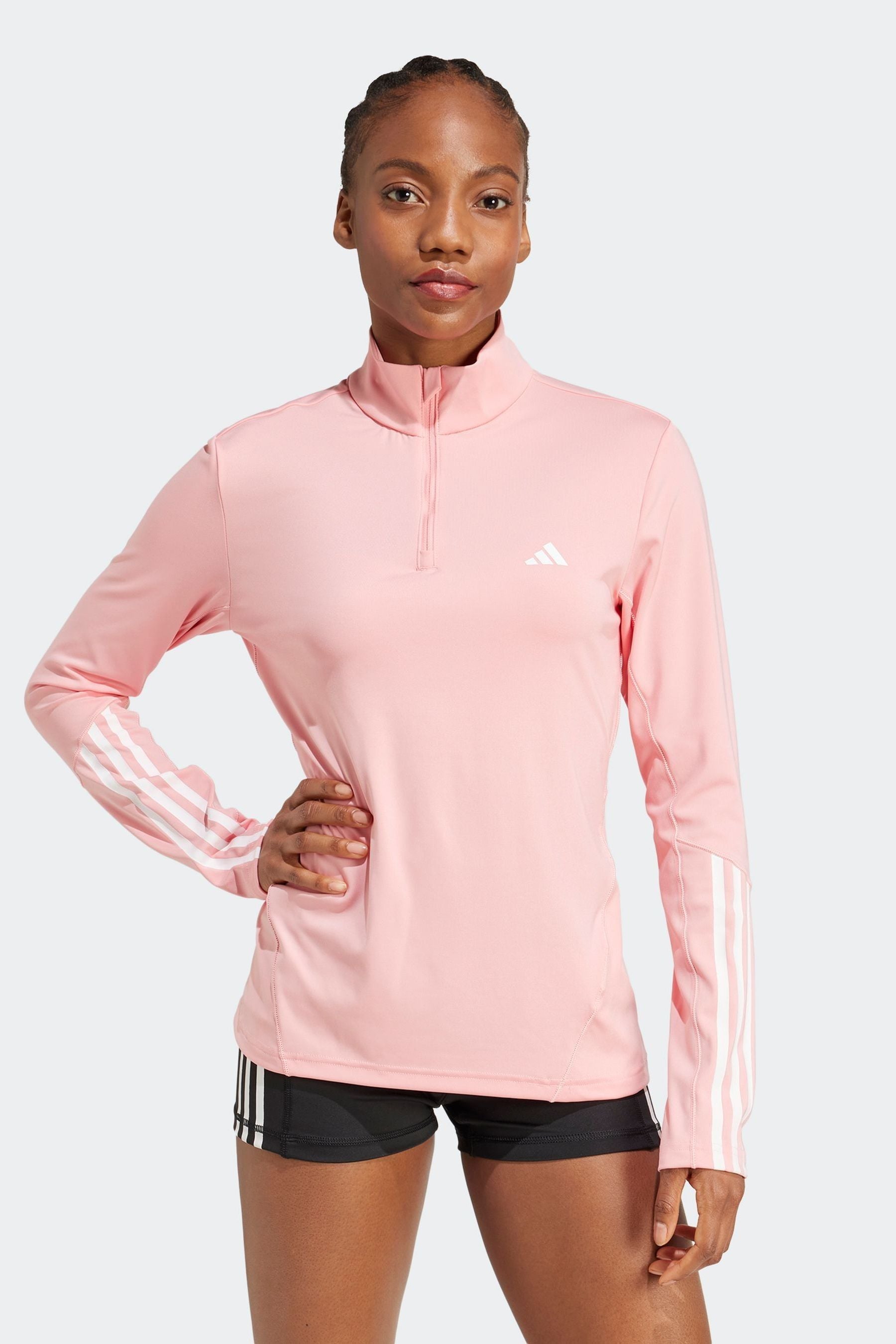 Womens adidas quarter zip cheap