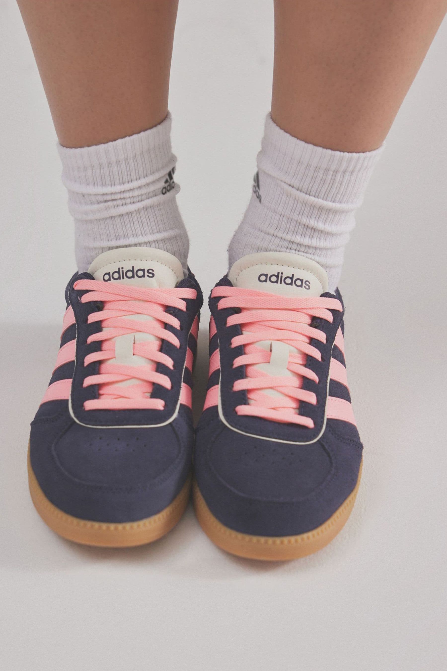 Pink adidas sleek new arrivals