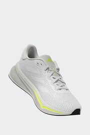 adidas White Response Trainers - Image 5 of 9