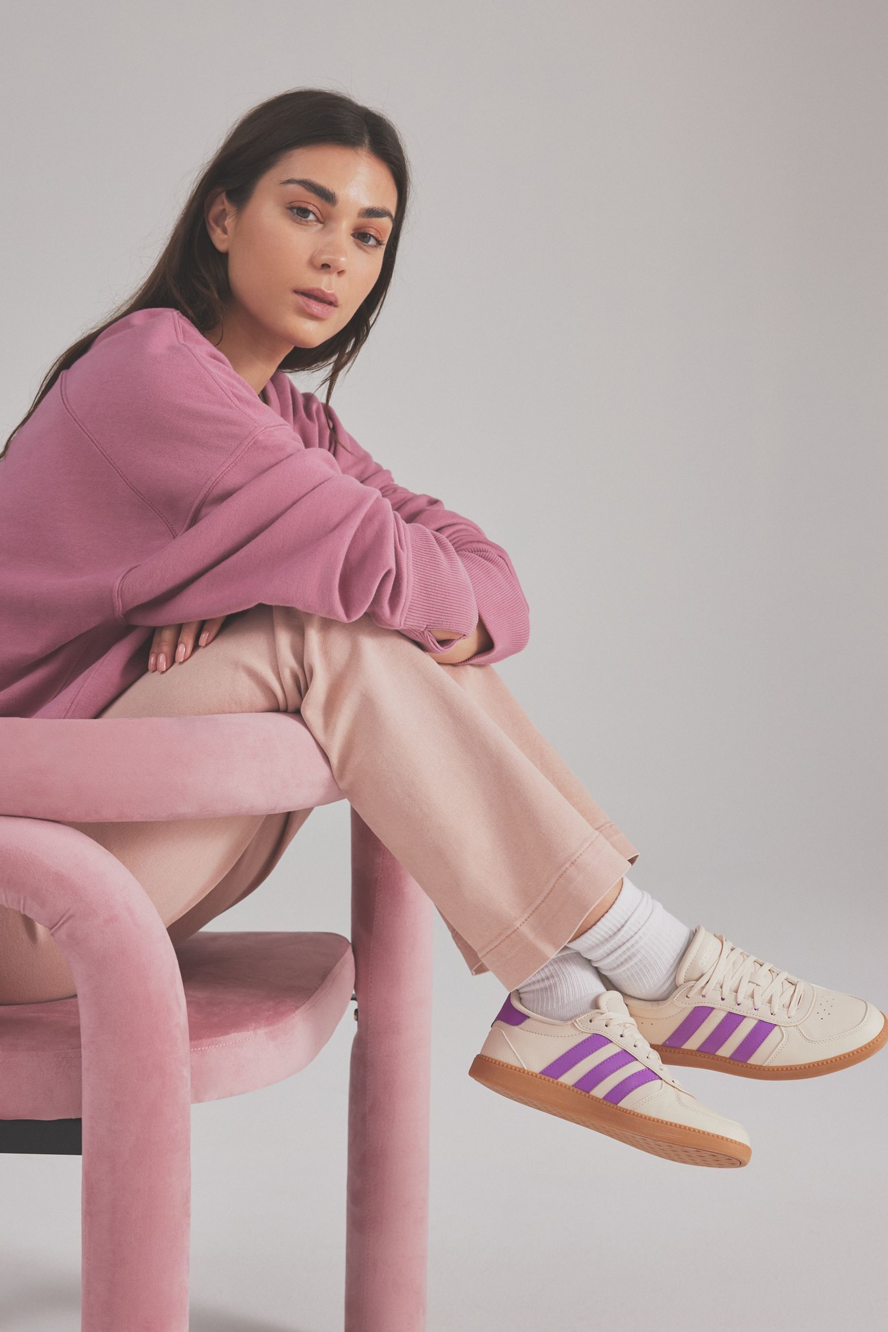 Womens purple adidas trainers cheap