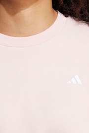 adidas Pink Small Logo Feel Cosy Sweatshirt - Image 5 of 7