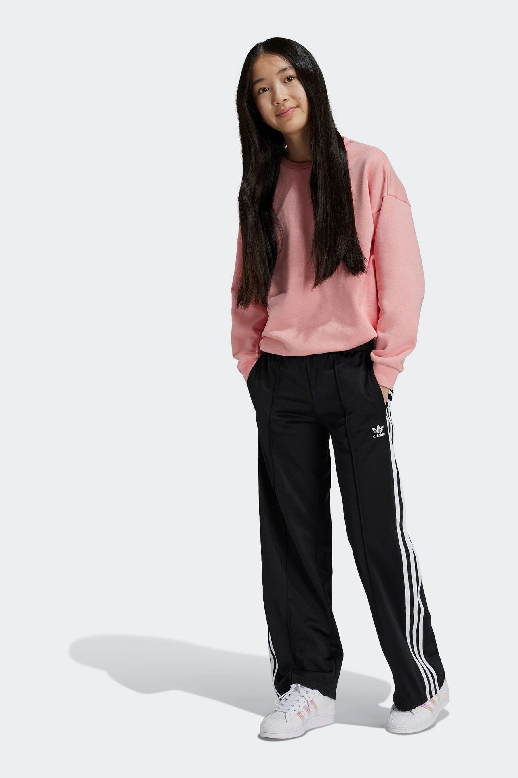 Buy adidas originals Black Wide Leg Joggers from Next Malta