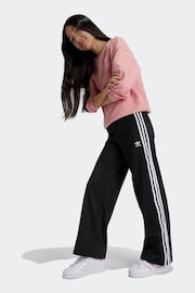 adidas originals Black Wide Leg Joggers - Image 4 of 6