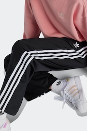 adidas Black Adicolor Wide Tracksuit Bottoms - Image 5 of 6