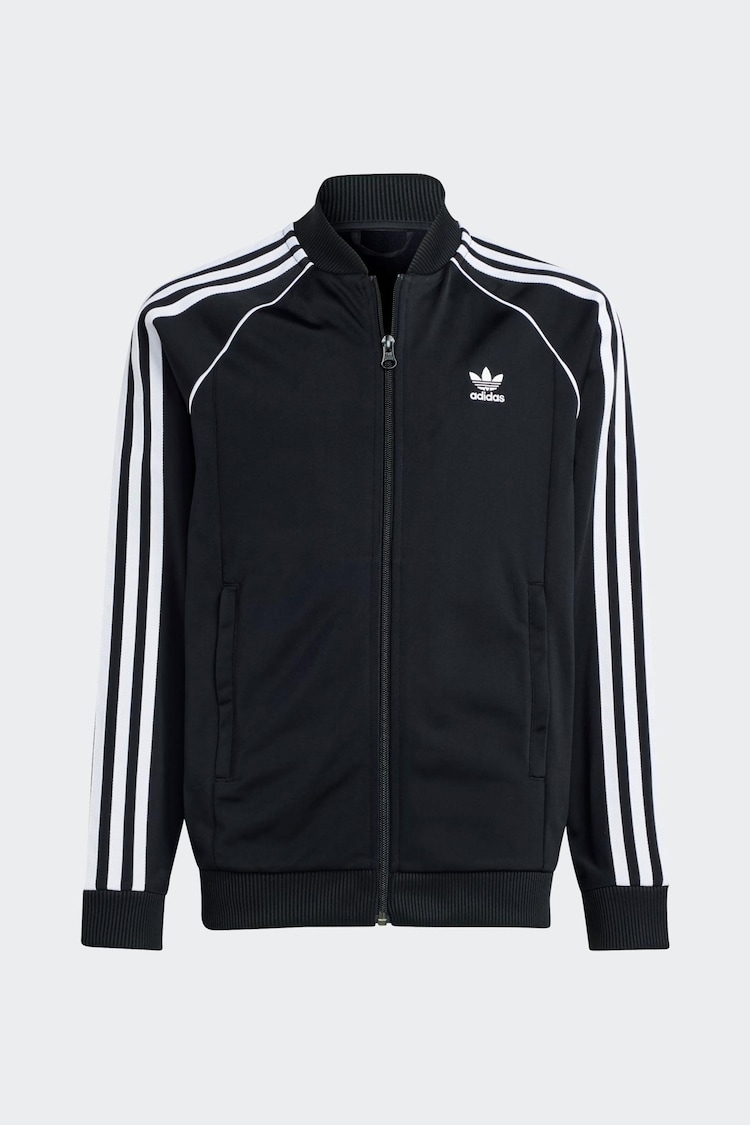 adidas Black Kids Originals Adicolor SST Track Top - Image 6 of 6