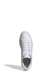 adidas White Breaknet Sleek Trainers - Image 5 of 9