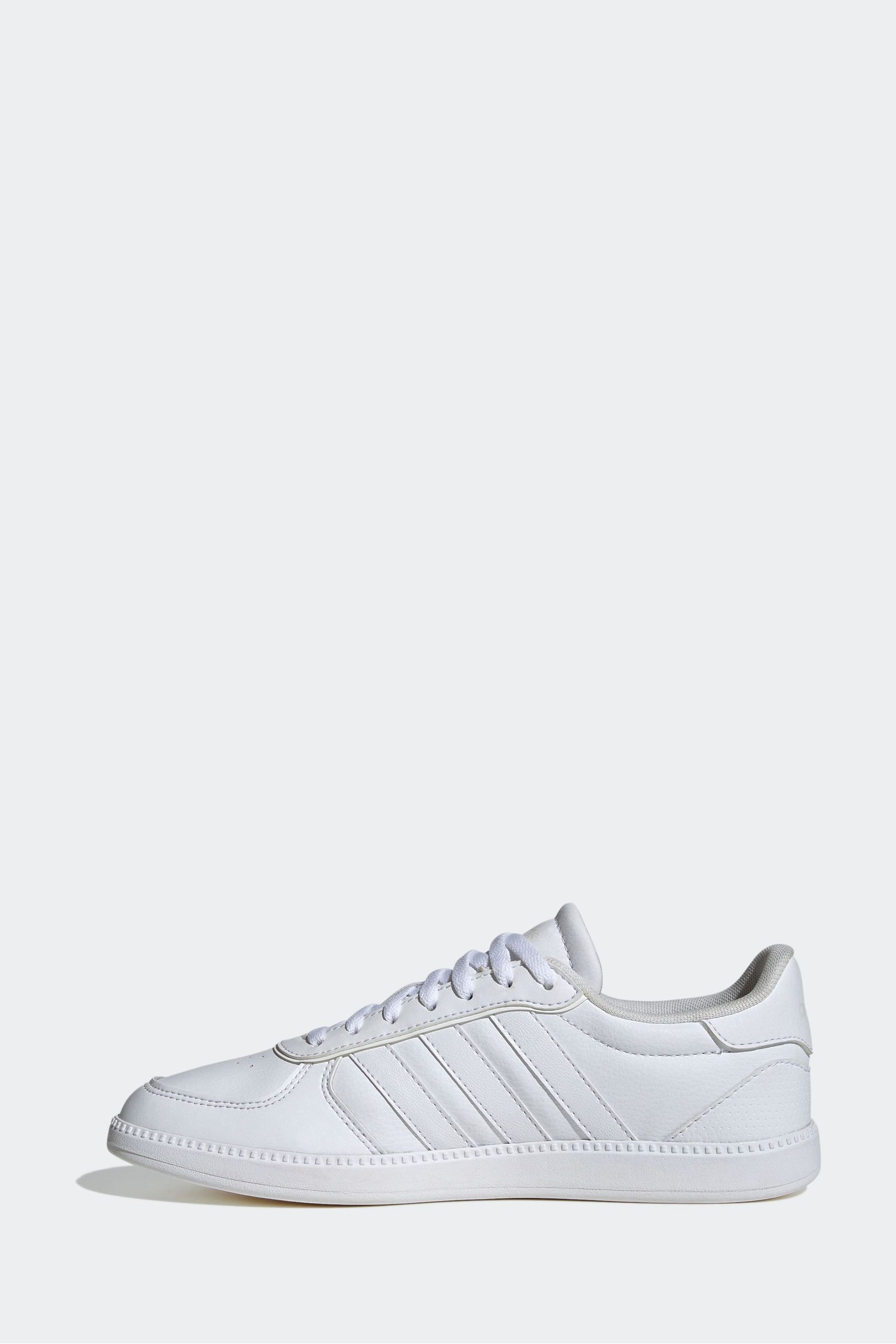Adidas white sleek trainers discount
