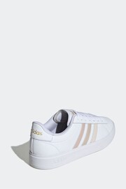 adidas White Grand Court Trainers - Image 4 of 8