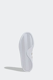 adidas White Grand Court Trainers - Image 6 of 8