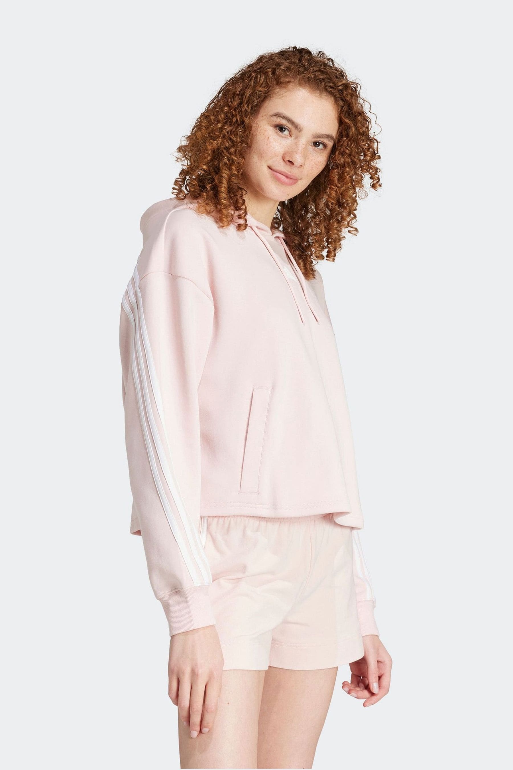 Buy adidas Pink Sportswear Future Icons 3 Stripes Hoodie from the Next UK online shop