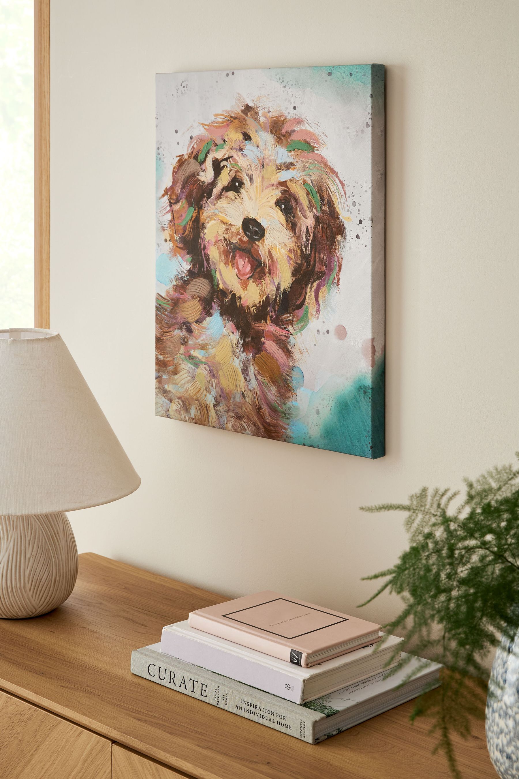 Dog canvas wall art shop