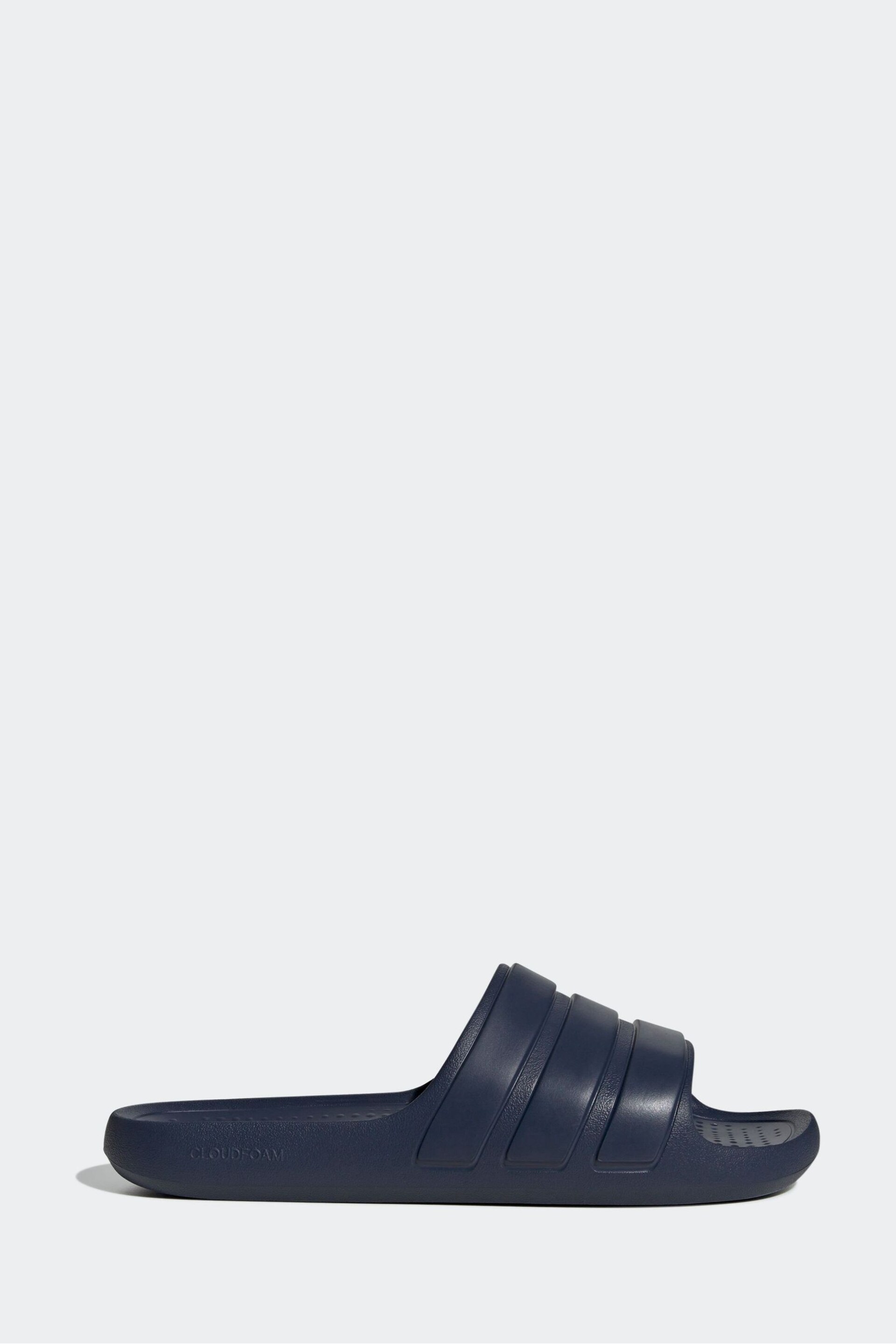 adidas Black Adilette Flow Sandals - Image 11 of 18