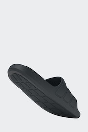 adidas Black Adilette Flow Sandals - Image 13 of 18