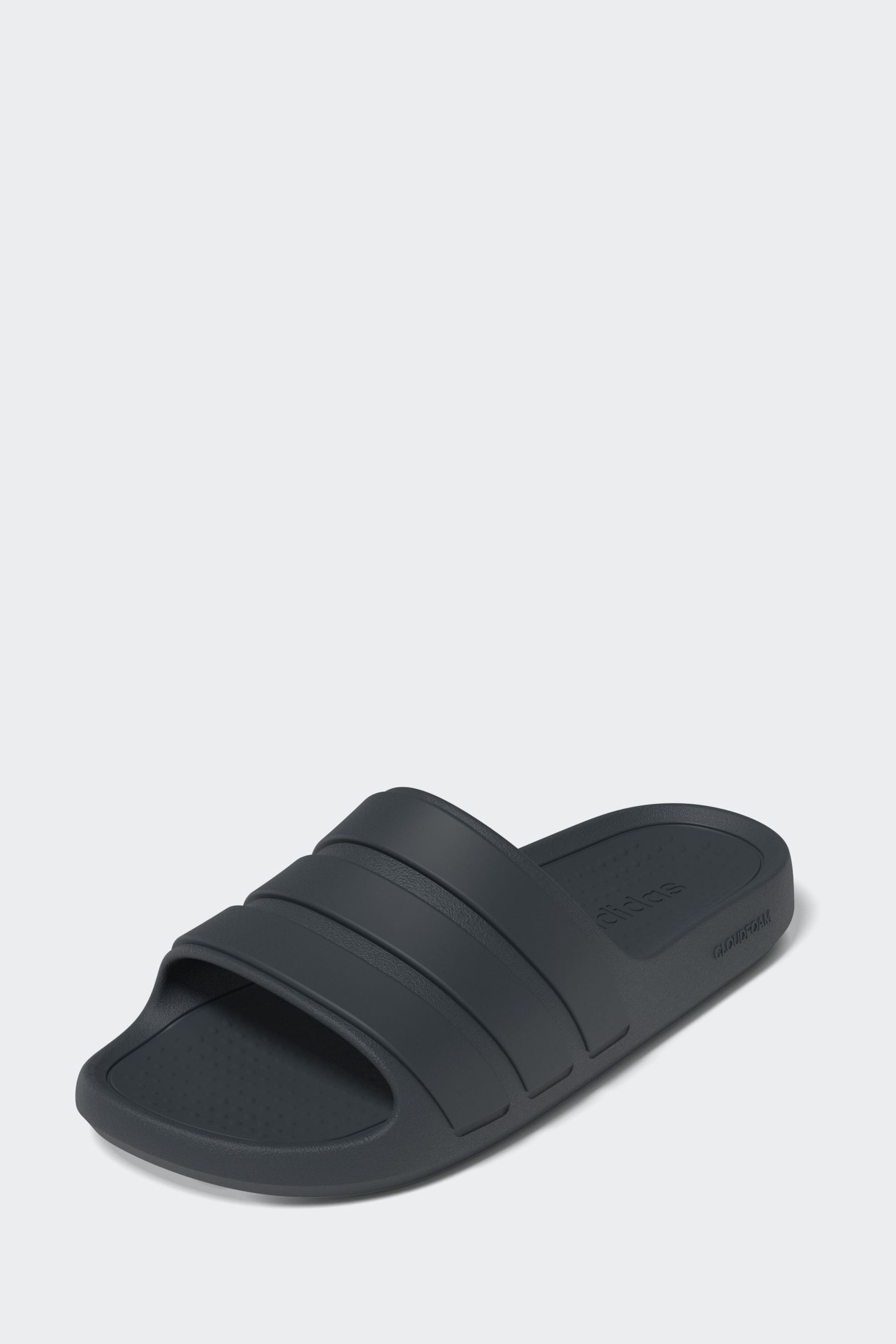 adidas Black Adilette Flow Sandals - Image 14 of 18