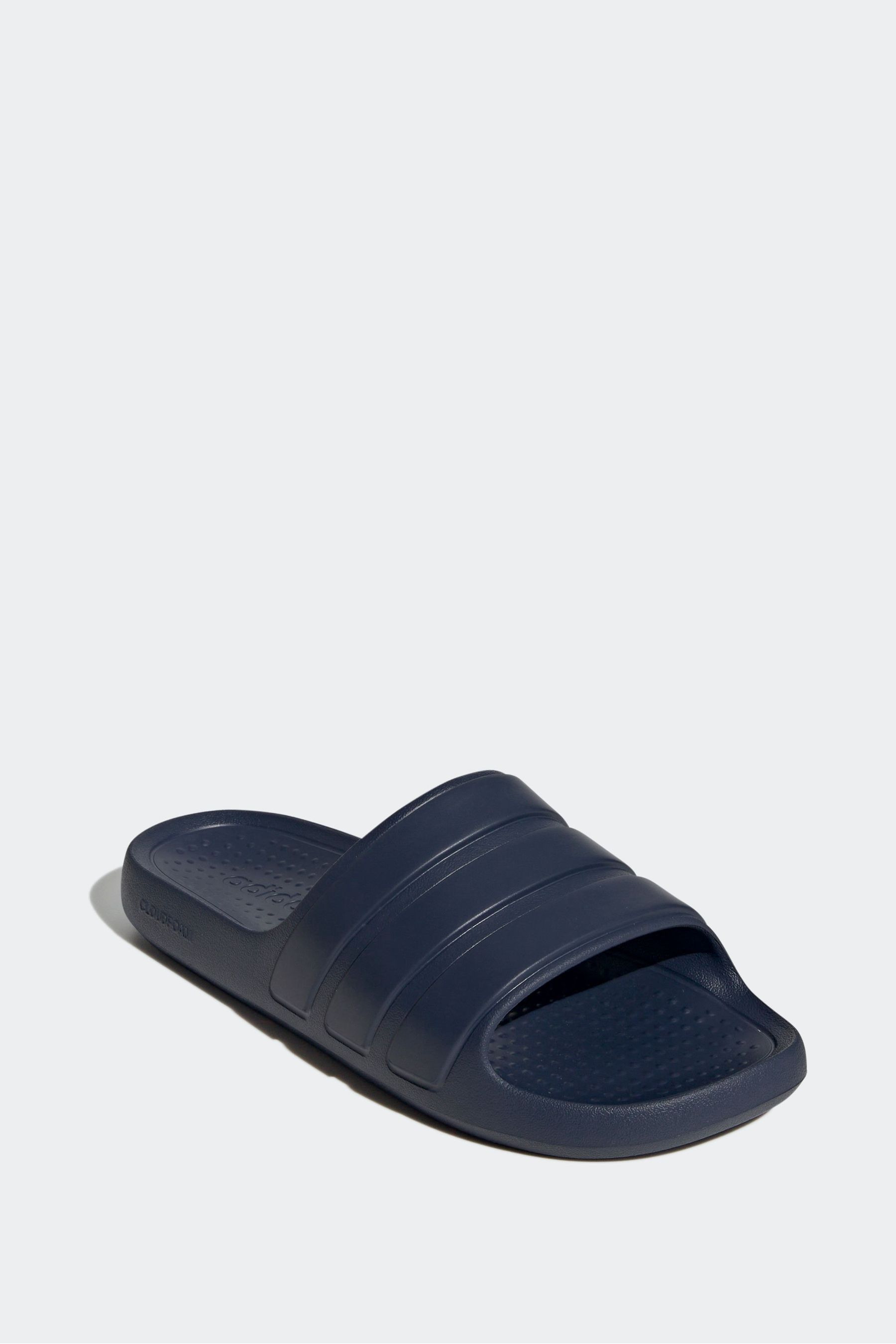 adidas Black chrome Adilette Flow Sandals