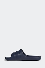 adidas Black Adilette Flow Sandals - Image 5 of 18