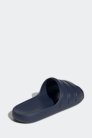 adidas Black Adilette Flow Sandals - Image 6 of 18