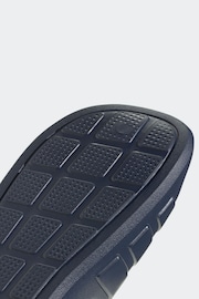 adidas Black Adilette Flow Sandals - Image 7 of 18