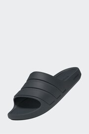 adidas Black Adilette Flow Sandals - Image 8 of 18