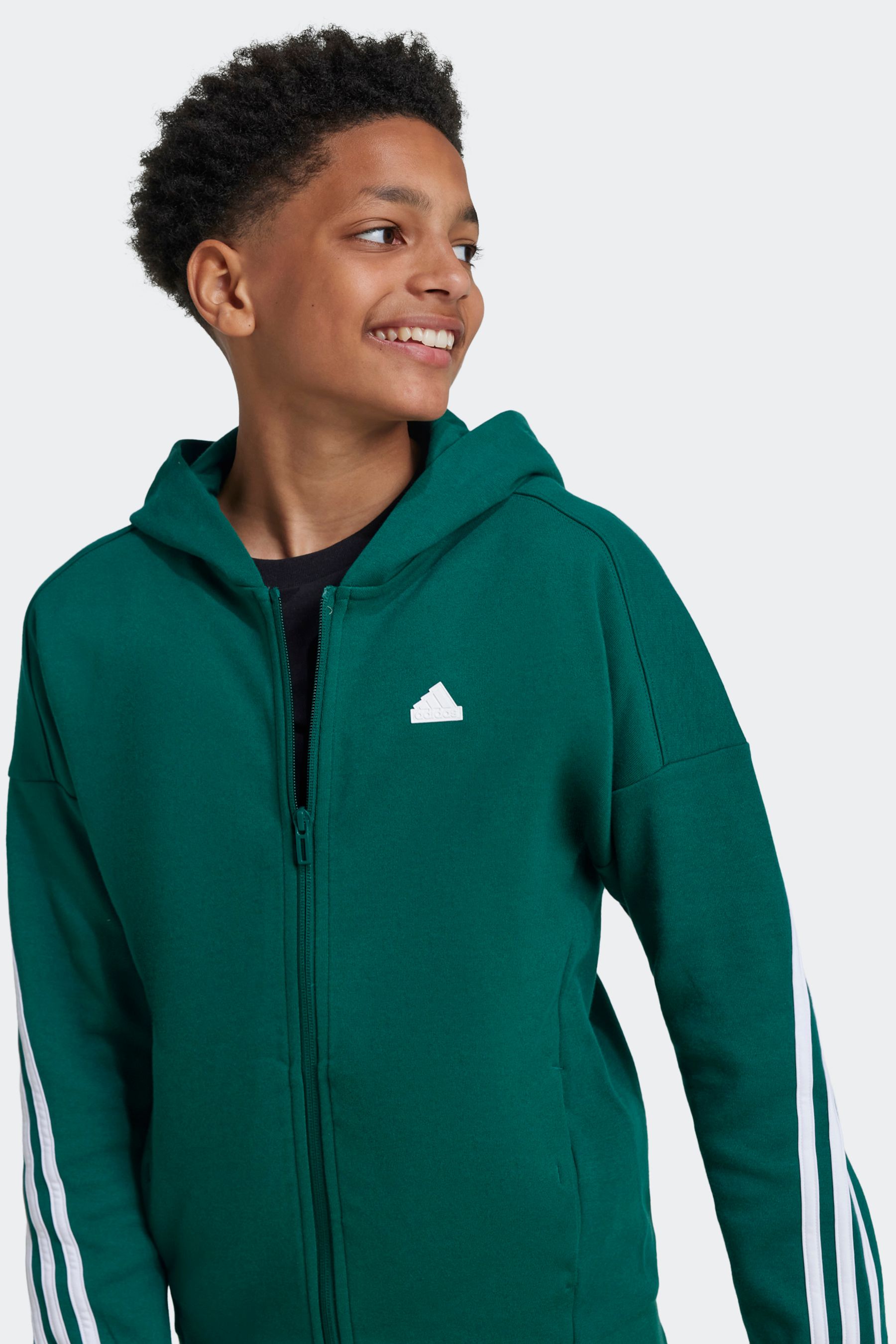 Adidas green and white jacket best sale